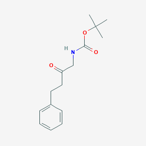 molecular formula C15H21NO3 B13487661 tert-butyl N-(2-oxo-4-phenylbutyl)carbamate CAS No. 138371-68-3