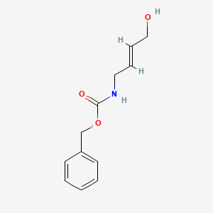 molecular formula C12H15NO3 B13487664 benzyl N-(4-hydroxybut-2-en-1-yl)carbamate 