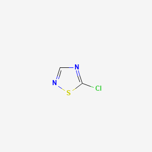 molecular formula C2HClN2S B1348767 5-氯-1,2,4-噻二唑 CAS No. 38362-15-1
