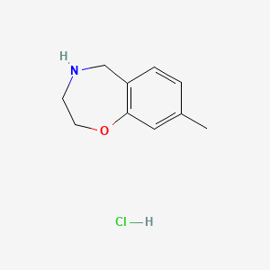 8-Methyl-2,3,4,5-tetrahydrobenzo[f][1,4]oxazepine Hydrochloride