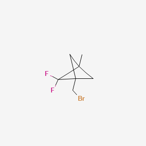 1-(Bromomethyl)-2,2-difluoro-3-methylbicyclo[1.1.1]pentane