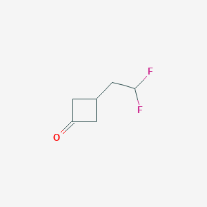 3-(2,2-Difluoroethyl)cyclobutan-1-one