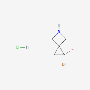 1-Bromo-1-fluoro-5-azaspiro[2.3]hexane hydrochloride