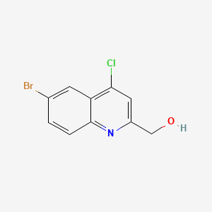 (6-Bromo-4-chloroquinolin-2-yl)methanol