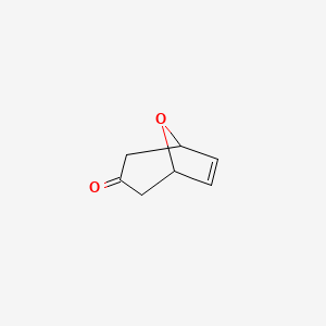 molecular formula C7H8O2 B1348782 8-Oxabicyclo[3.2.1]oct-6-en-3-one CAS No. 40458-77-3