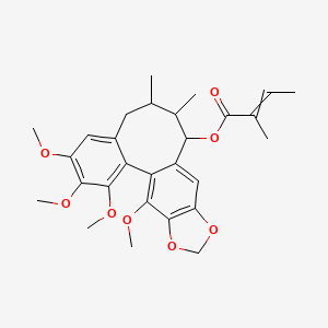 molecular formula C28H34O8 B1348783 Angeloylisogomisin O CAS No. 140461-47-8