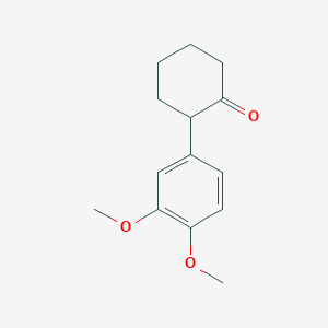 2-(3,4-Dimethoxyphenyl)cyclohexan-1-one