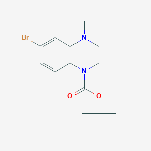 Tert-butyl 6-bromo-4-methyl-3,4-dihydroquinoxaline-1(2h)-carboxylate