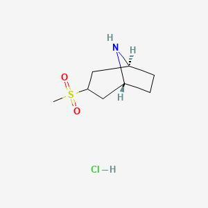 (1R,3R,5S)-3-methanesulfonyl-8-azabicyclo[3.2.1]octane hydrochloride