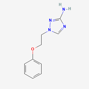 molecular formula C10H12N4O B13487858 1-(2-Phenoxyethyl)-1h-1,2,4-triazol-3-amine 