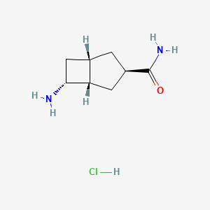 rac-(1R,3S,5R,6S)-6-aminobicyclo[3.2.0]heptane-3-carboxamide hydrochloride