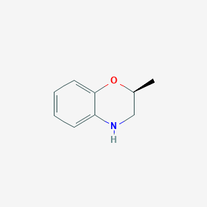 molecular formula C9H11NO B13487897 (2S)-2-methyl-3,4-dihydro-2H-1,4-benzoxazine 