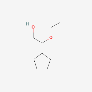 2-Cyclopentyl-2-ethoxyethan-1-ol