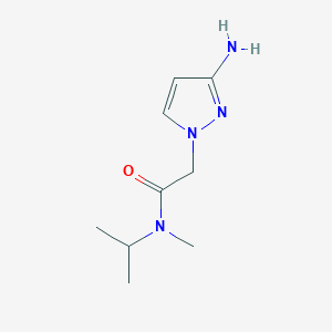 molecular formula C9H16N4O B13487979 2-(3-Amino-1h-pyrazol-1-yl)-N-isopropyl-N-methylacetamide 