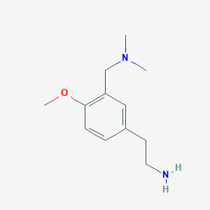 2-(3-((Dimethylamino)methyl)-4-methoxyphenyl)ethan-1-amine