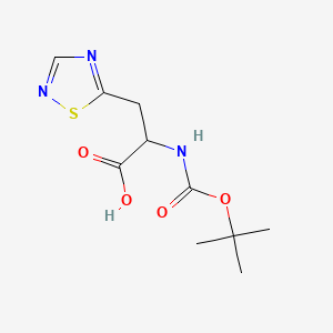 2-{[(Tert-butoxy)carbonyl]amino}-3-(1,2,4-thiadiazol-5-yl)propanoic acid