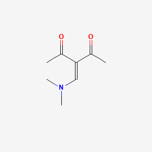 molecular formula C8H13NO2 B1348805 3-[(二甲氨基)亚甲基]戊烷-2,4-二酮 CAS No. 18856-72-9