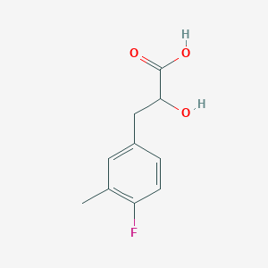 3-(4-Fluoro-3-methylphenyl)-2-hydroxypropanoic acid