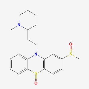 molecular formula C21H26N2O2S2 B1348806 硫利达嗪二亚砜 CAS No. 53926-89-9