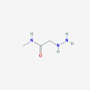 molecular formula C3H9N3O B13488129 2-hydrazinyl-N-methylacetamide 