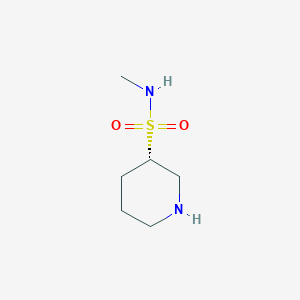 molecular formula C6H14N2O2S B13488146 (S)-N-Methylpiperidine-3-sulfonamide 