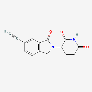 3-(6-Ethynyl-1-oxoisoindolin-2-yl)piperidine-2,6-dione