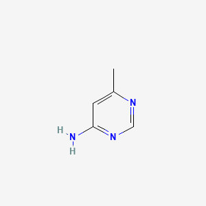 molecular formula C5H7N3 B1348821 6-Methylpyrimidin-4-amine CAS No. 3435-28-7