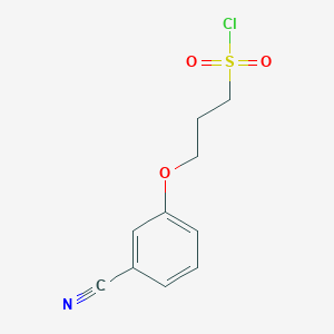 3-(3-Cyanophenoxy)propane-1-sulfonyl chloride