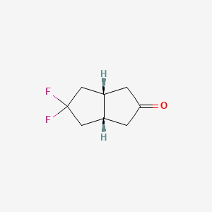 Rel-(3aR,6aS)-5,5-difluorohexahydropentalen-2(1H)-one