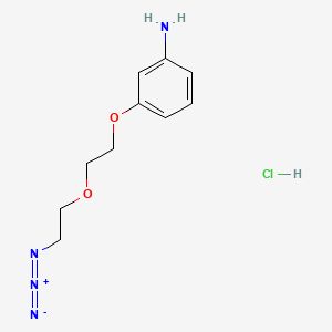 3-[2-(2-Azidoethoxy)ethoxy]aniline hydrochloride