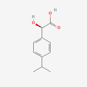 molecular formula C11H14O3 B13488379 (2R)-2-hydroxy-2-[4-(propan-2-yl)phenyl]acetic acid 