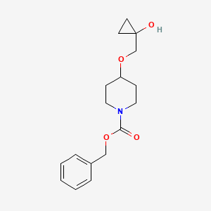 Benzyl 4-((1-hydroxycyclopropyl)methoxy)piperidine-1-carboxylate