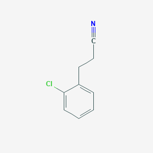molecular formula C9H8ClN B1348843 3-(2-Chlorophenyl)propanenitrile CAS No. 7315-17-5