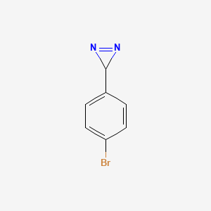 molecular formula C7H5BrN2 B13488447 3-(4-bromophenyl)-3H-diazirine CAS No. 2708180-61-2