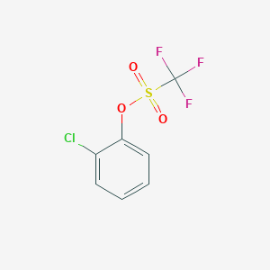 molecular formula C7H4ClF3O3S B1348845 2-Chlorophenyl trifluoromethanesulfonate CAS No. 66107-36-6
