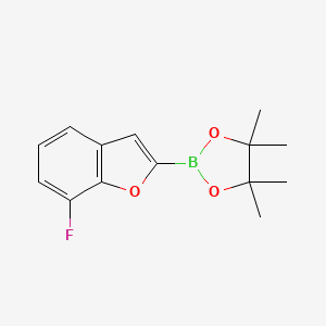 2-(7-Fluorobenzofuran-2-yl)-4,4,5,5-tetramethyl-1,3,2-dioxaborolane