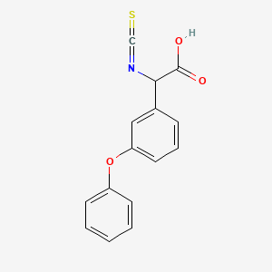 2-Isothiocyanato-2-(3-phenoxyphenyl)acetic acid