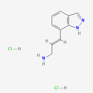 3-(1H-indazol-7-yl)prop-2-en-1-amine dihydrochloride