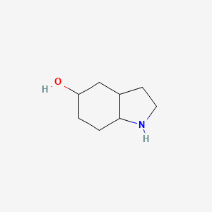 molecular formula C8H15NO B13488595 octahydro-1H-indol-5-ol 