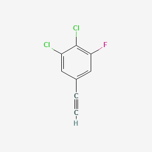 1,2-Dichloro-5-ethynyl-3-fluorobenzene