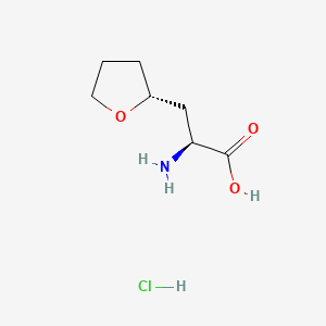 (2R*)-2-amino-3-[(2R)-oxolan-2-yl]propanoic acid hydrochloride