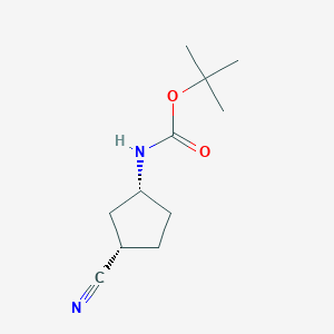 Tert-butyl ((1R,3S)-3-cyanocyclopentyl)carbamate