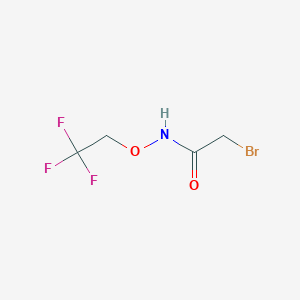 2-Bromo-N-(2,2,2-trifluoroethoxy)acetamide