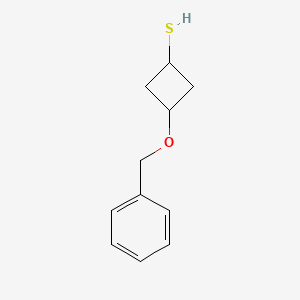 3-(Benzyloxy)cyclobutane-1-thiol