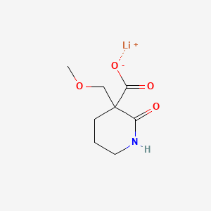 Lithio 3-(methoxymethyl)-2-oxopiperidine-3-carboxylate