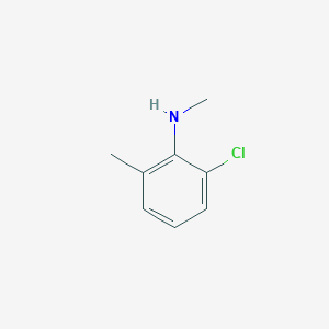 molecular formula C8H10ClN B13488786 2-chloro-N,6-dimethylaniline 