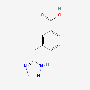 3-[(4H-1,2,4-triazol-3-yl)methyl]benzoic acid