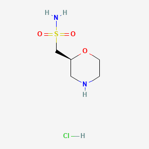 [(2S)-morpholin-2-yl]methanesulfonamide hydrochloride