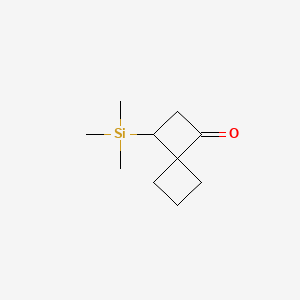 3-(Trimethylsilyl)spiro[3.3]heptan-1-one