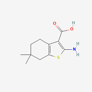 2-Amino-6,6-dimethyl-4,5,6,7-tetrahydrobenzo[b]thiophene-3-carboxylic acid